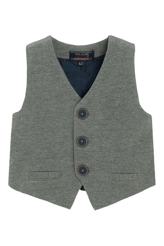 Ensemble 3 pièces - Blanc et gris foncé chiné