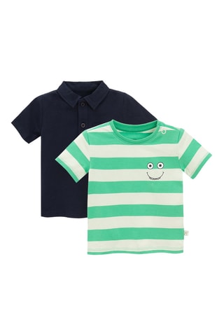 T-shirt et polo - Vert et bleu marine