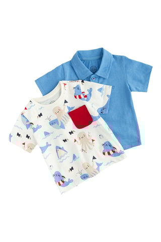 T-shirt et polo - Bleu cobalt