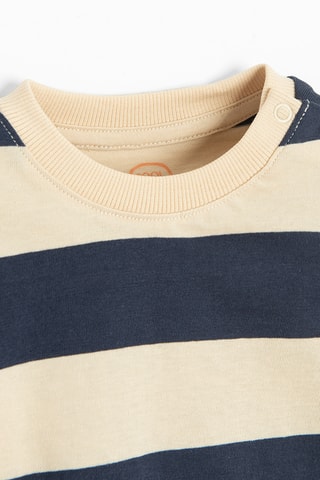 Sweat et pantalon - Ecru et orange