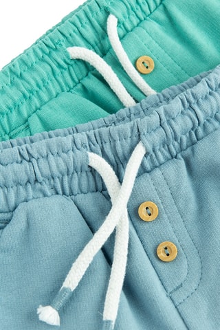 2 shorts - Ciel et turquoise