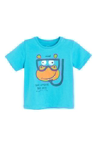 T-shirt et short - Bleu