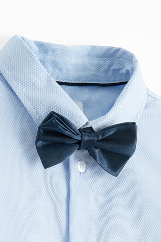 Chemise et nœud papillon - Bleu