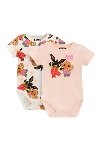 2 bodys Bing et Sula Bing - Ecru et rose poudré