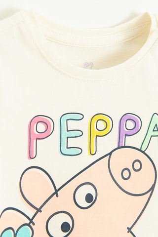 T-shirt Peppa Pig - Ecru