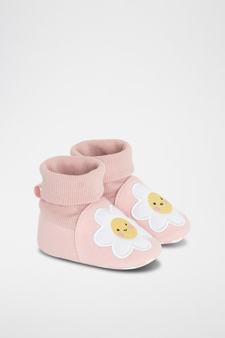 Chaussons - Rose poudré
