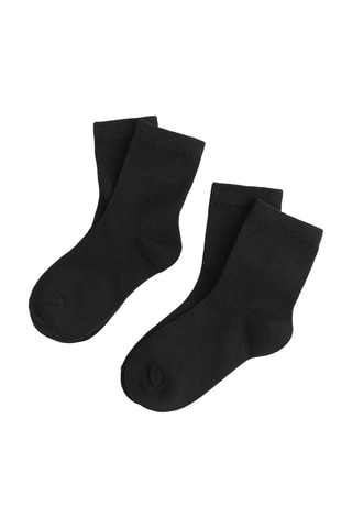 2 paires de chaussettes - Noir