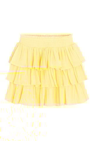 Jupe volantée - Jaune