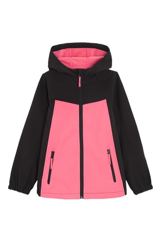 Veste à capuche - Noir et rose