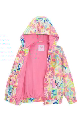 Veste à capuche - Beige et rose