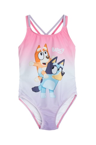 Maillot 1 pièce Bluey et Bingo Bluey - Rose