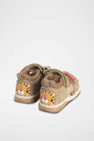 Sandales en cuir - Marron