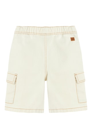 Bermuda en jean - Blanc