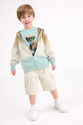 Bermuda en jean - Blanc