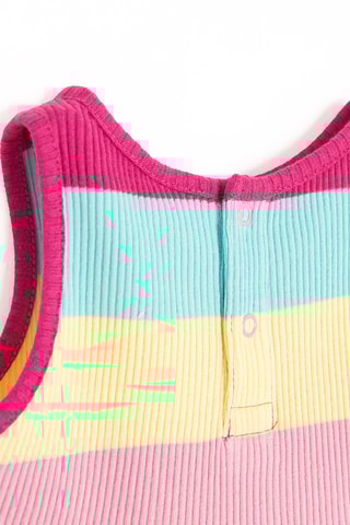 Robe - Jaune et fuchsia