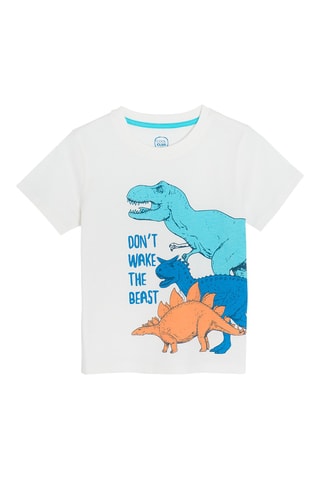 2 pyjamas - Gris clair chiné et blanc