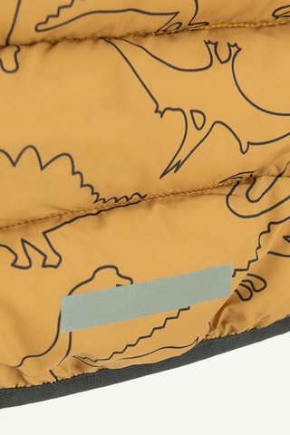 Doudoune sans manches - Marron clair et anthracite