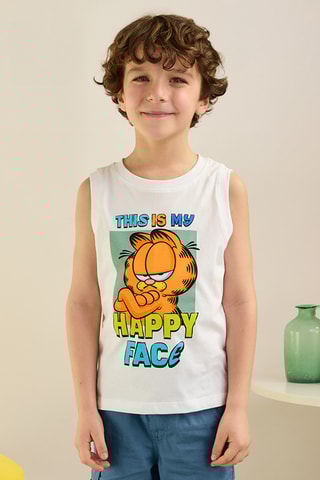 Débardeur Garfield - Blanc