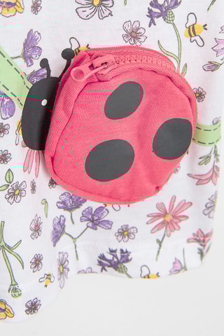 T-shirt trompe-l’œil - Ecru