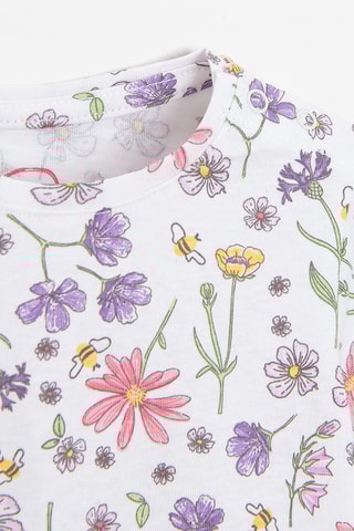 T-shirt trompe-l’œil - Ecru