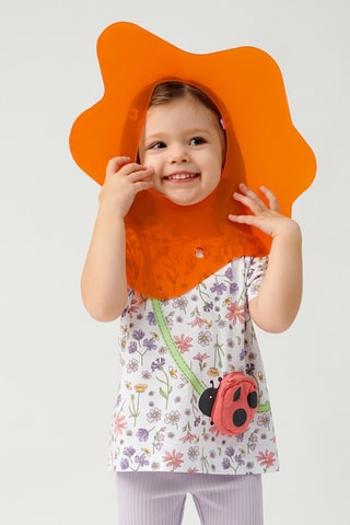 T-shirt trompe-l’œil - Ecru