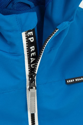 Blouson à capuche - Bleu cobalt