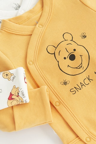 2 bodys Winnie l’Ourson Disney - Blanc et jaune