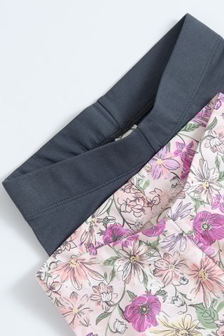 2 pantalons - Gris et rose