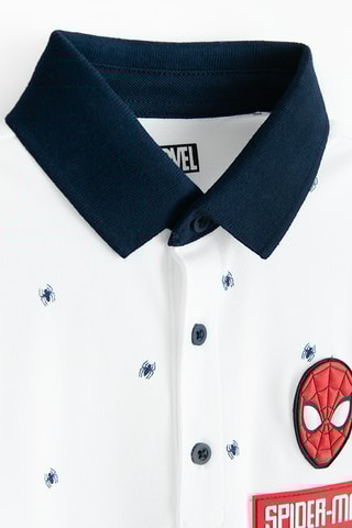 Polo Spider-Man Avengers Marvel - Blanc