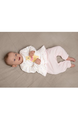 Blouse et jogging Winnie l'Ourson Disney - Blanc et rose poudré