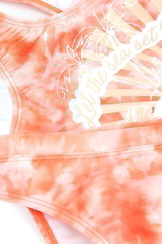 Maillot 2 pièces tie and dye - Orange