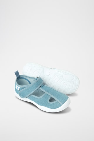Tennis en jean - Bleu clair