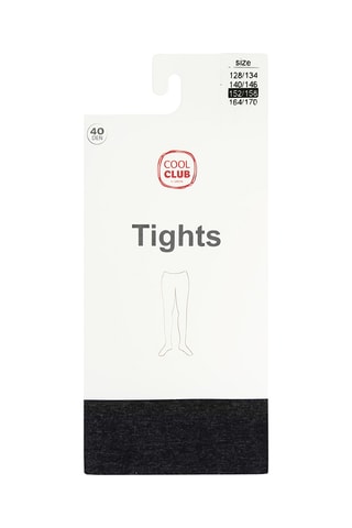 Collant - 40 deniers - Gris foncé chiné