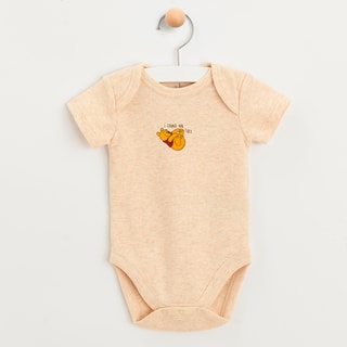 4 bodys Winnie l’Ourson Disney - Jaune et beige