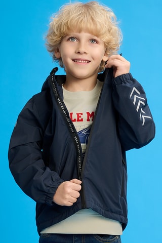 Veste à capuche - Bleu foncé