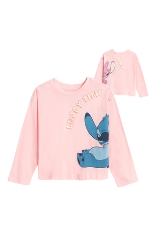 T-shirt Lilo et Angel Lilo et Stitch Disney - Rose