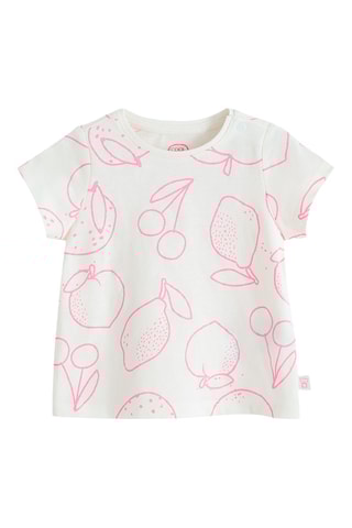 2 t-shirts - Rose et blanc