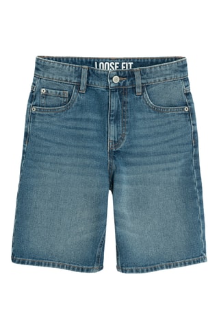 Bermuda en jean - Bleu cobalt