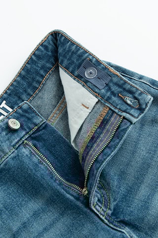 Bermuda en jean - Bleu cobalt