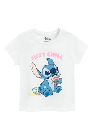 Pyjama Stitch Lilo et Stitch Disney - Blanc et rose