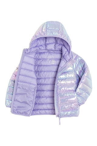 Doudoune à capuche - Mauve