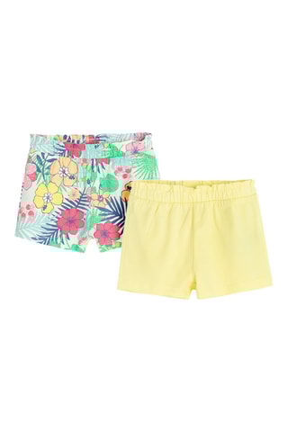 2 shorts - Jaune et écru