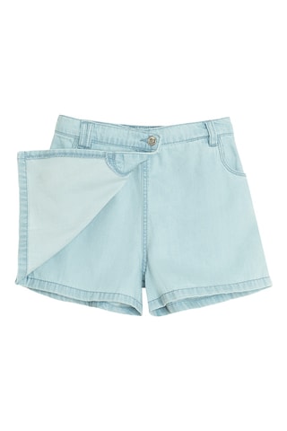 Jupe-short en jean - Ciel