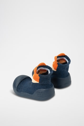 Baskets-chaussettes - Bleu marine