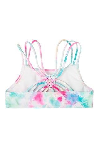 Maillot 2 pièces tie and dye - Blanc