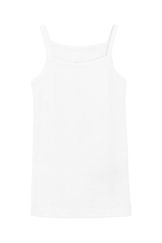 2 débardeurs - Blanc et orange