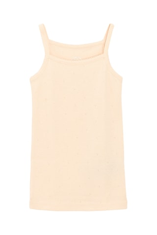 2 débardeurs - Blanc et orange