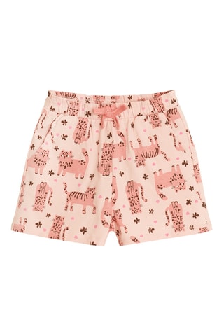 2 shorts - Gris foncé et rose