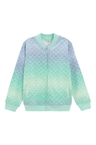 Veste dip and dye - Vert d’eau
