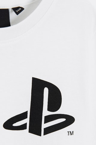 Pyjama Playstation - Blanc et bleu roi